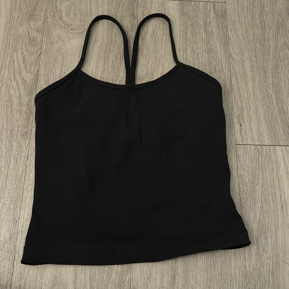 Lululemon Cropped Power Y Tank Size 4